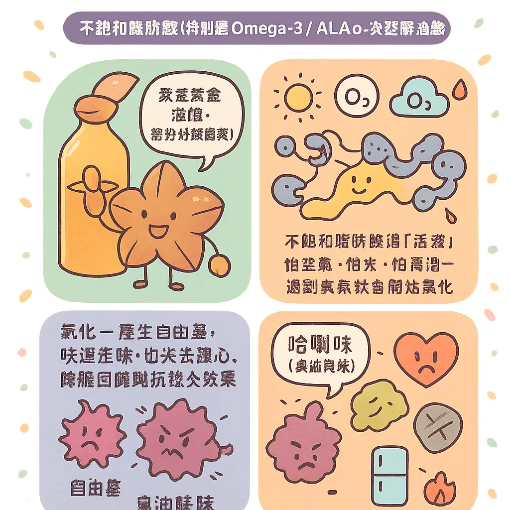 印加果油禁忌 - 不飽和脂肪酸