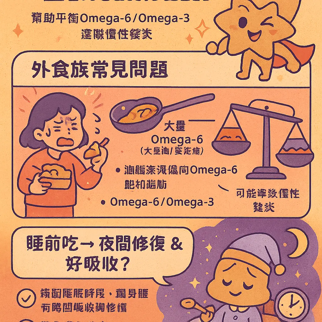 印加果油睡前吃 - EPA