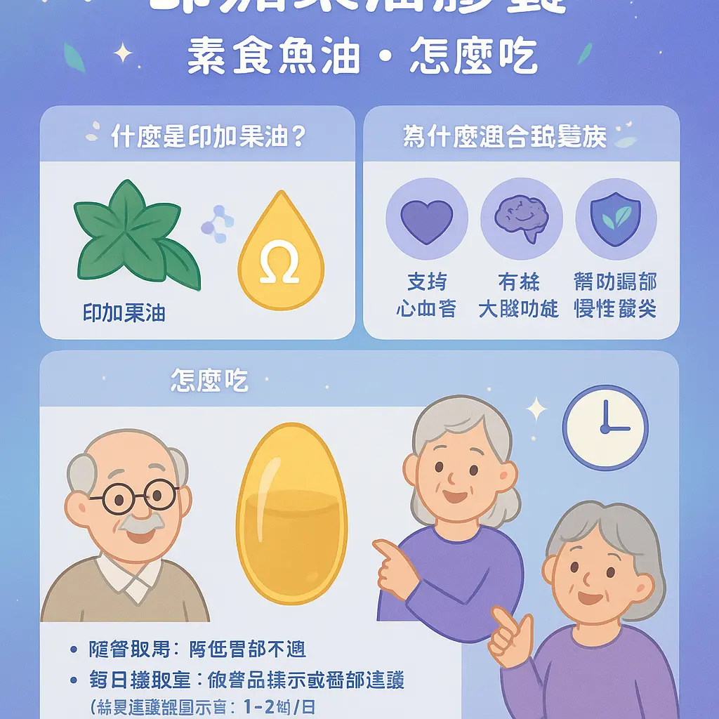 印加果油膠囊怎麼吃 - 素食魚油