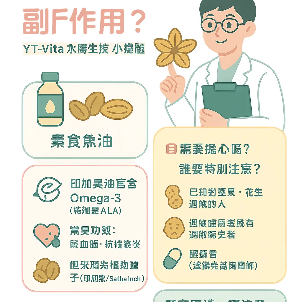 印加果油的副作用 - YT-Vita 永騰生技