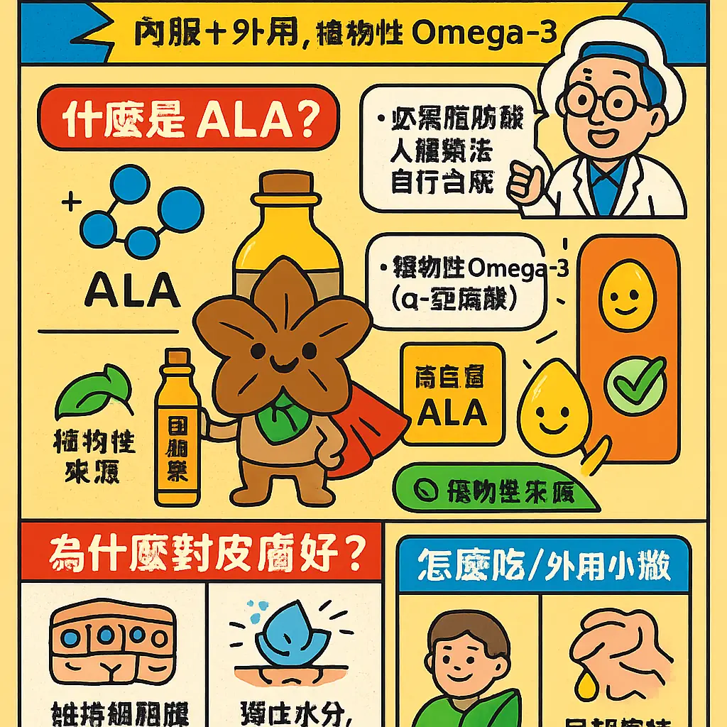 印加果油的功效 - 亞麻酸 ALA